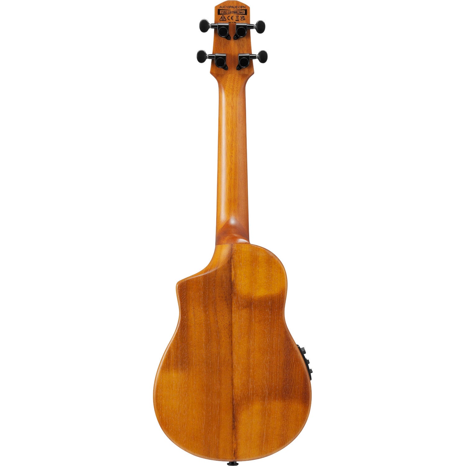 Ibanez AUC10E Open Pore Natural elektrisch-akoestische concert ukelele met gigbag