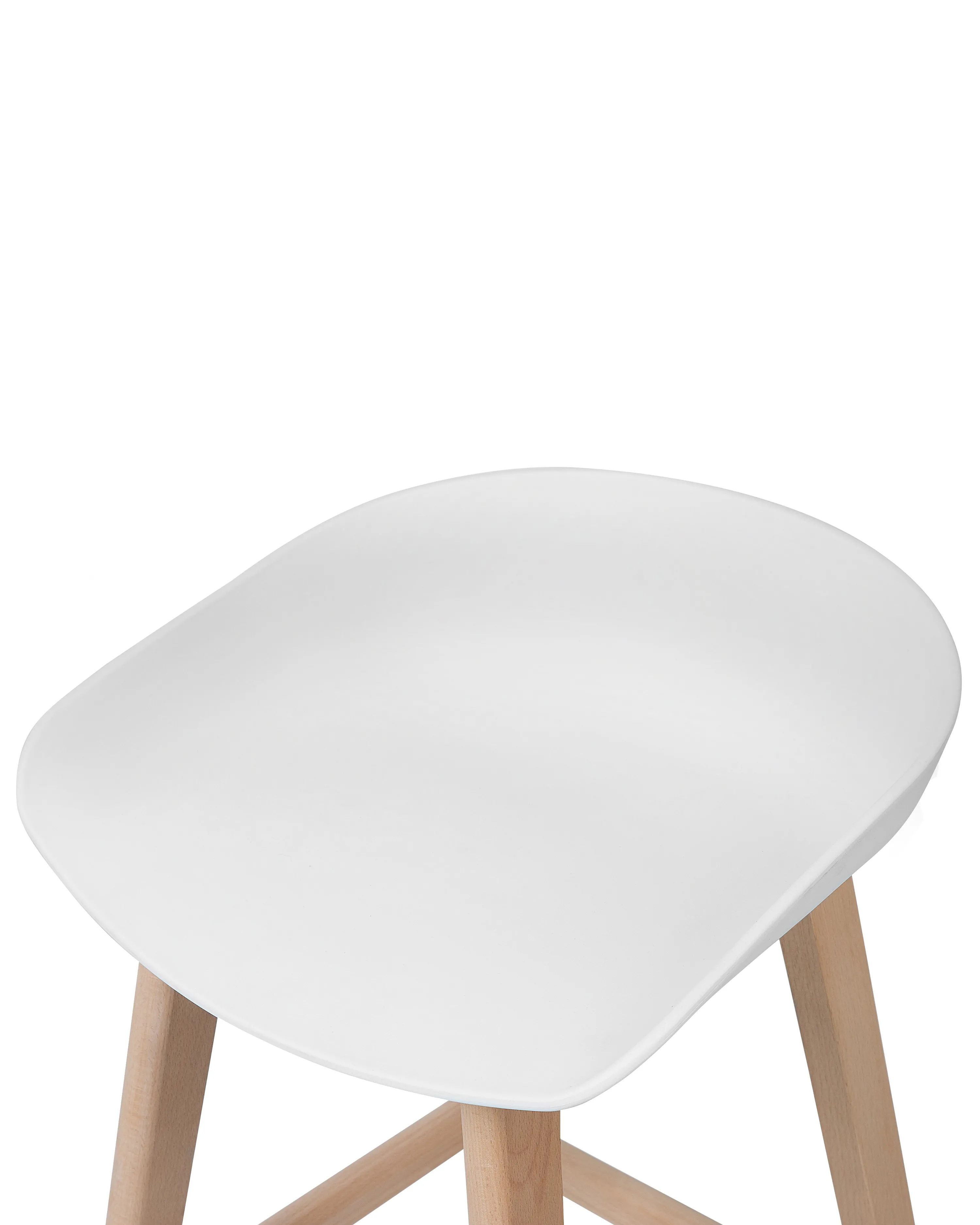 Set van 2 barstoelen MICCO Wit