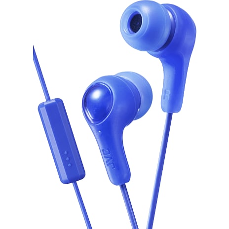 JVC Hovedtelefon FX7M Gumy Plus In-Ear Mic - blå