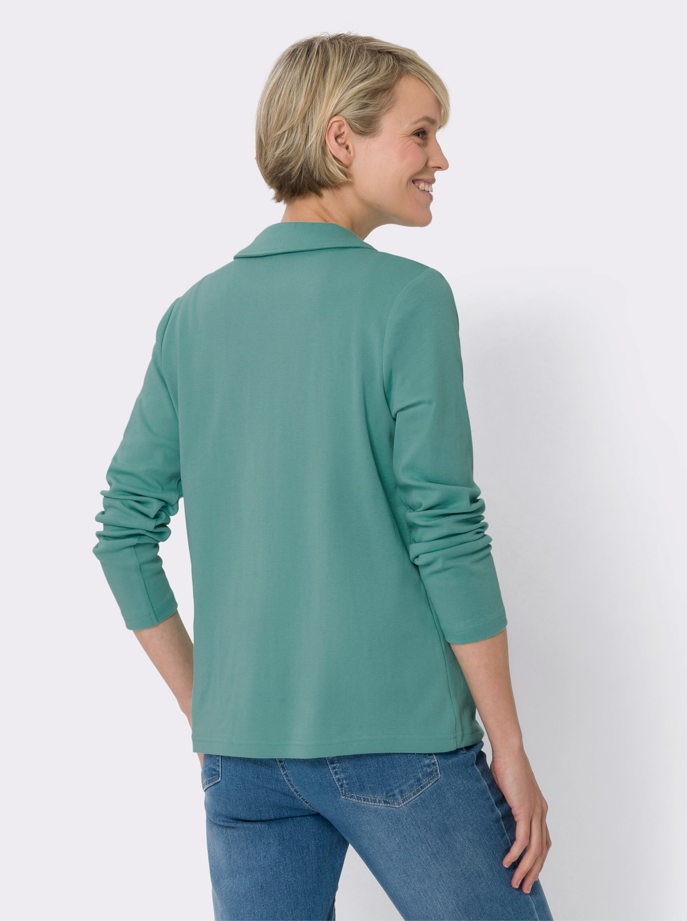 Sweatshirt aus reiner Baumwolle