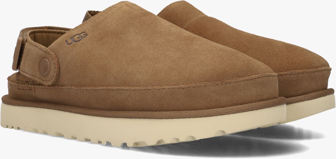 UGG cognac ugg instappers w goldenstar clog