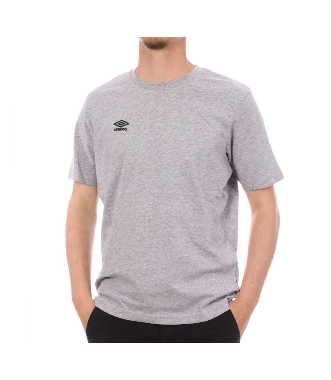 T-shirt Gris chiné Homme Umbro SB Net logo