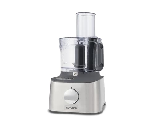 Kenwood Multipro Compact  FDM313SS Robot de cuisine compact avec balance intégrée, lame en acier inoxydable, 3 plateaux de travail et 6 autres accessoires, boîtier en métal, 800 W, argent : Cuisine et Maison