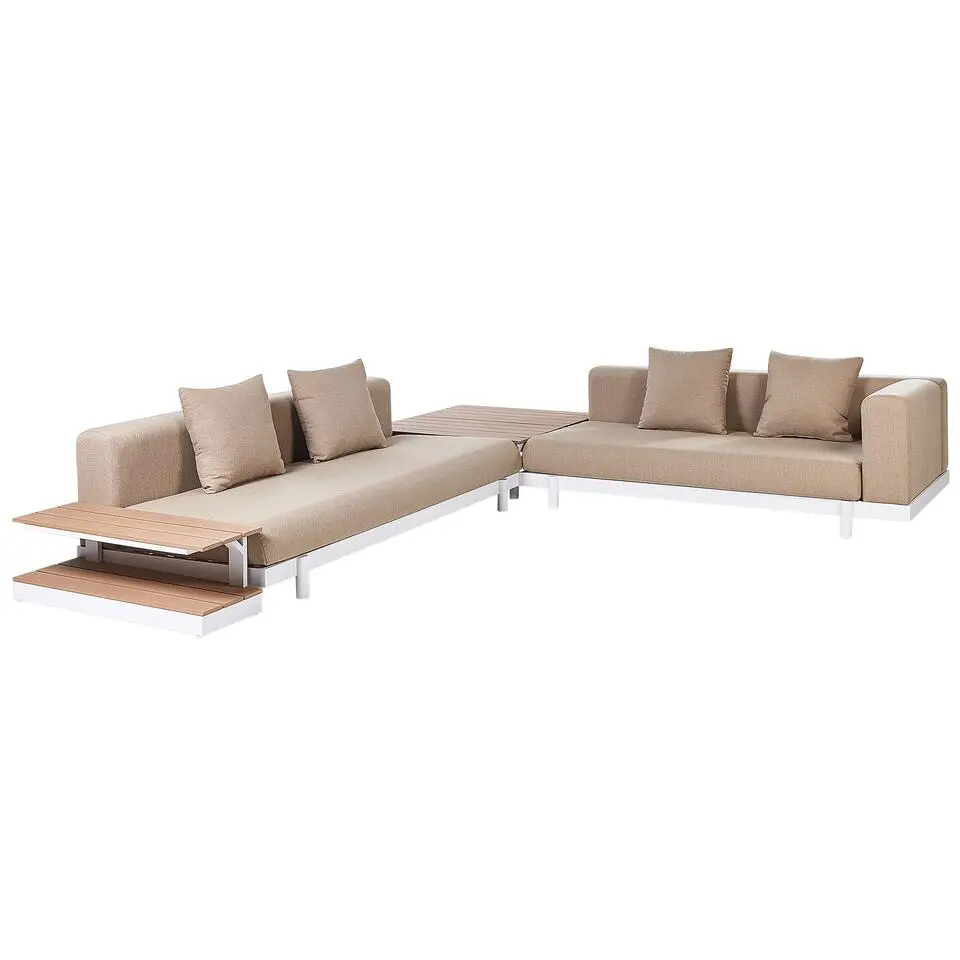 MISSANELLO - Loungeset - Beige - Aluminium/Polyester