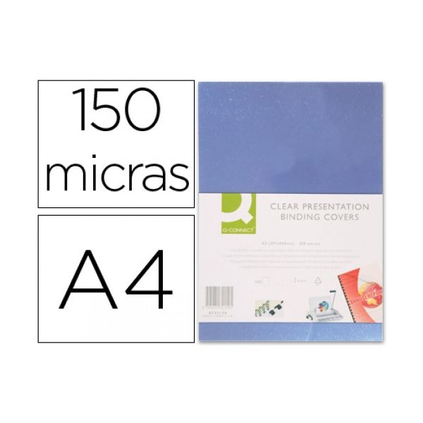 Fellowes 100 un. Fls Acetato Encadernação A4 150mc Clear