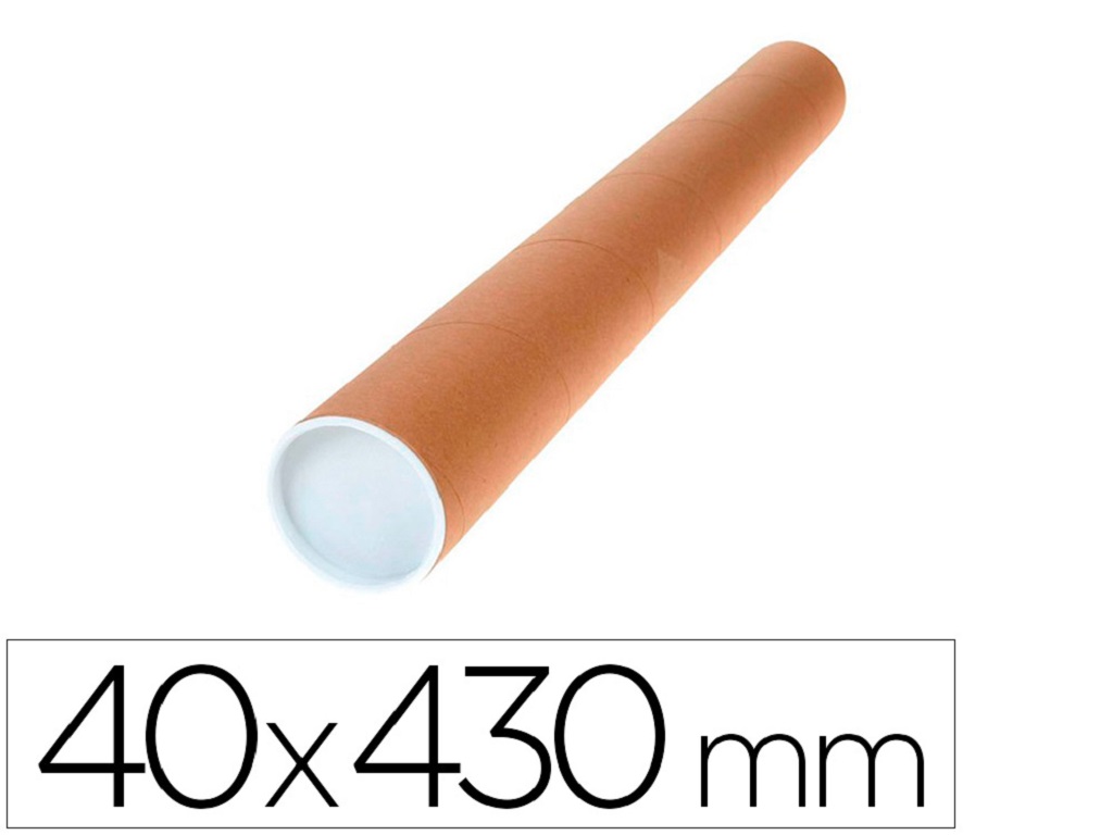 TUBO CARTÃO PORTA DOCUMENTOS Q-CONNECT KRAFT 40X430CM