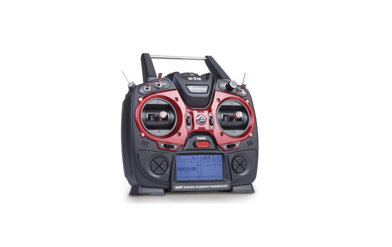 Fernsteuerung mz-12 PRO 12-Kanal HOTT<br>12-Kanal Sender mit Telemetrie für Flugzeuge und Helikopter
