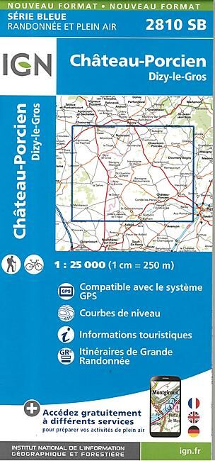 IGN - 2810 SB CHATEAU PORCIEN 1 25 000