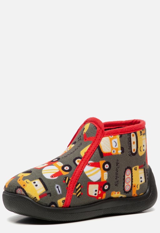 Muyters Pantoffels groen Textiel