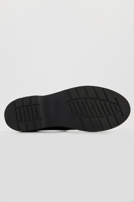Leder-Loafer, dezente Schnalle, Weite H