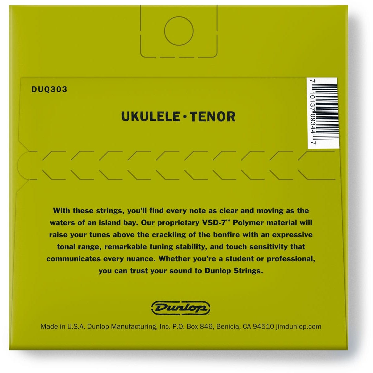 Dunlop DUQ303 Ukulele Tenor 25-26 snarenset voor tenor ukelele