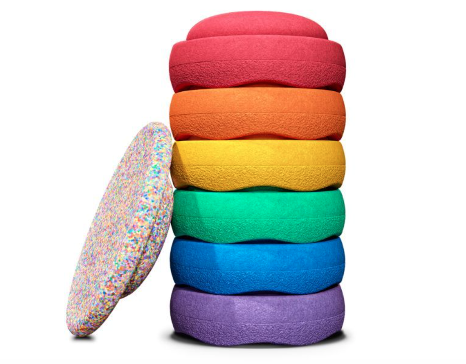 Stapelstein Stapelstein | Super confetti rainbow set | Classic