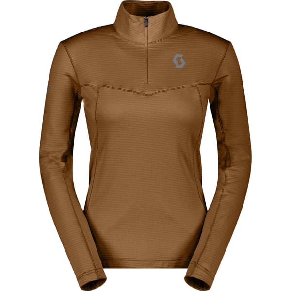Sweat polaire ski rando SCOTT DEFINED LIGHT W'S PULLOVER BREAD BROWN