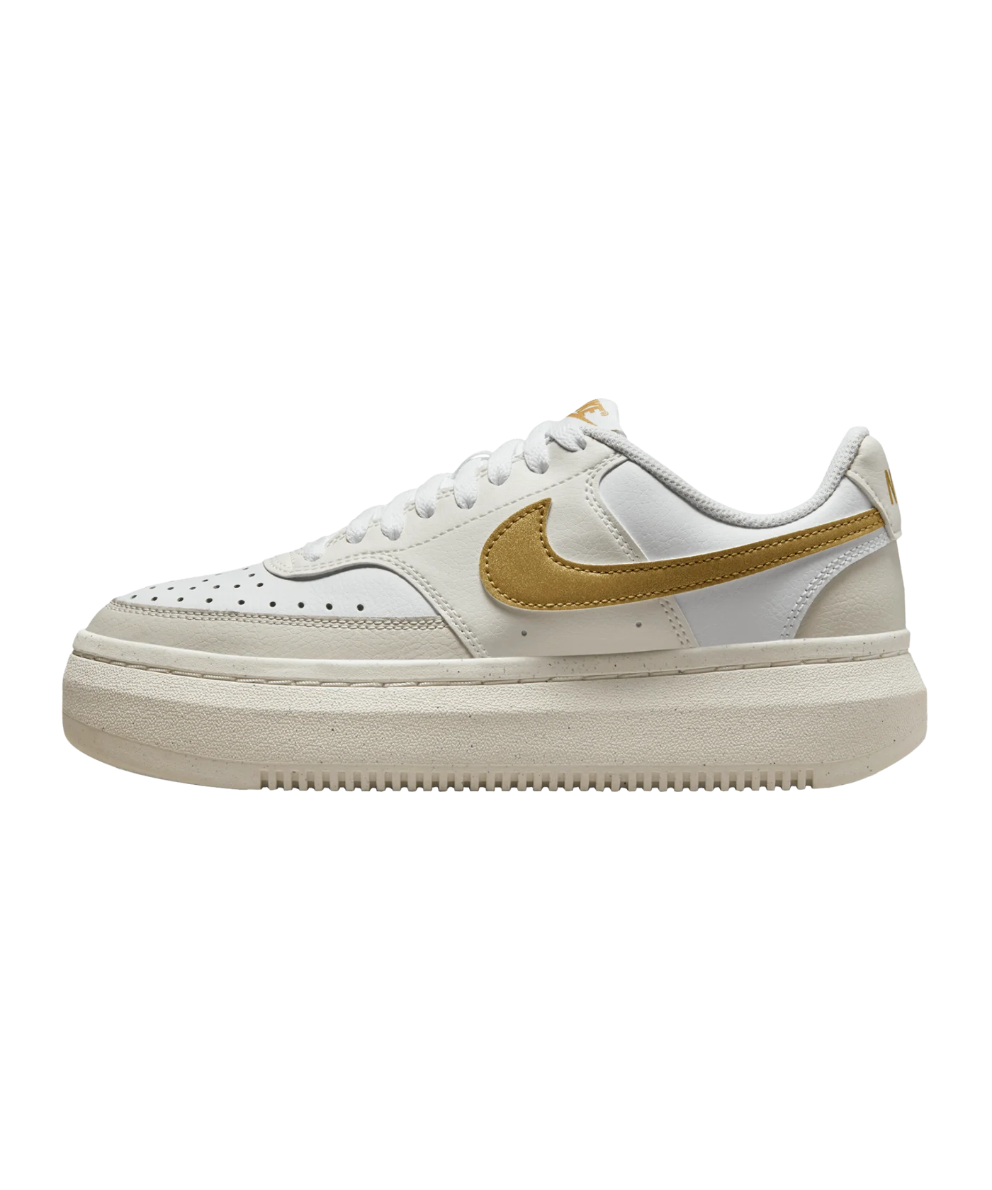 Nike Court Vision Alta Damen Weiss Gold F100