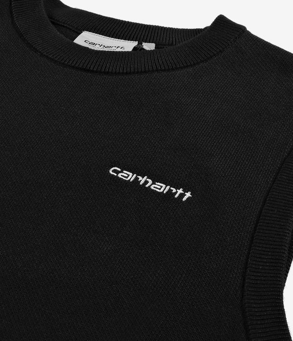Carhartt WIP Script Weste (gauge black white)