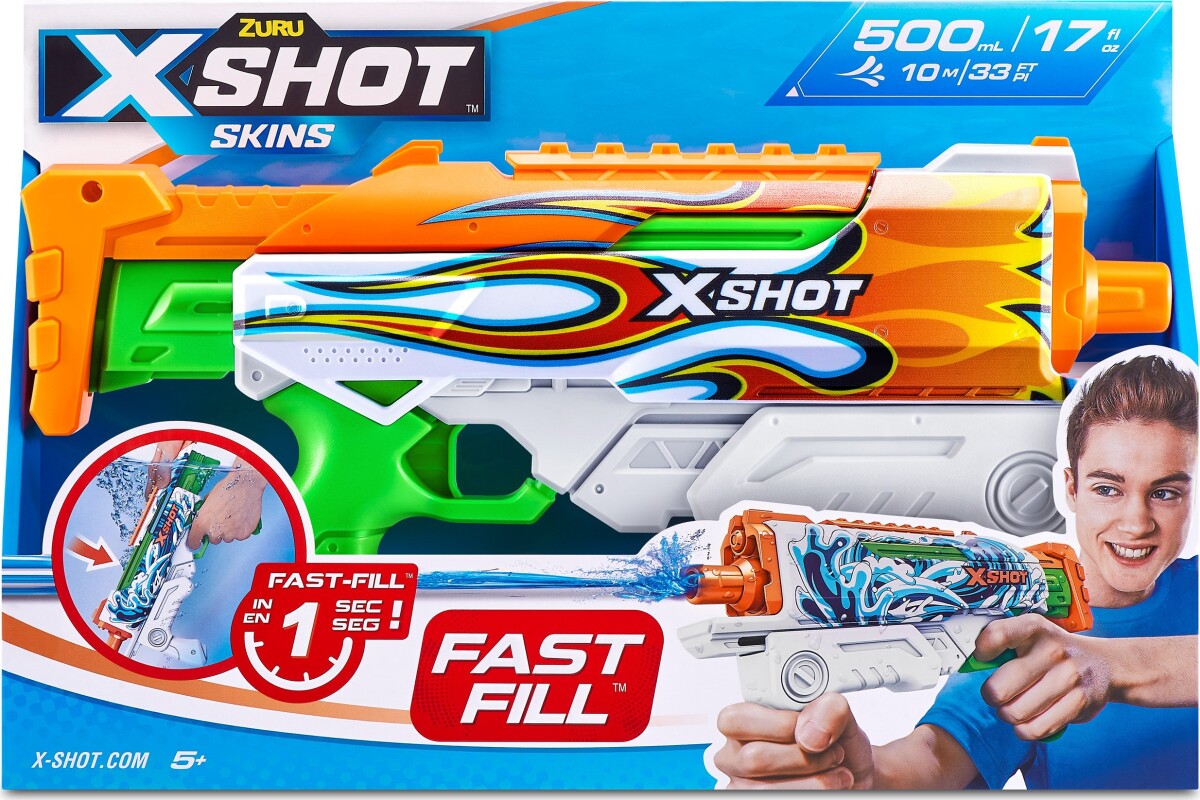 Zuru X-Shot - Skins Fast Fill Vand Blaster - 500 ML