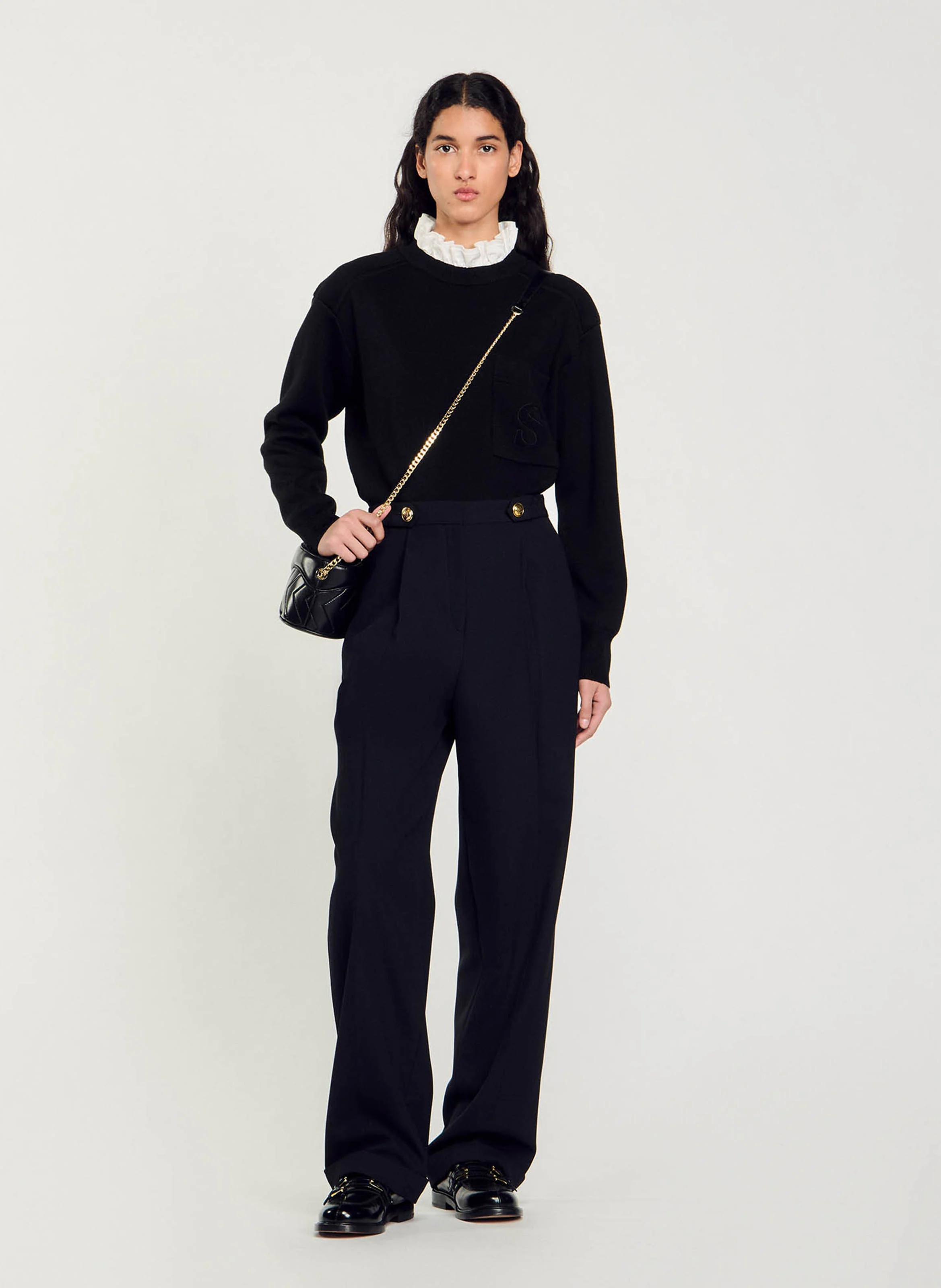 Pantalon droit | Noir