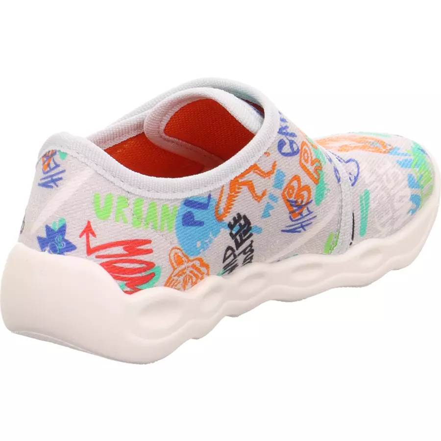 superfit Hausschuh Bubble hellgrau