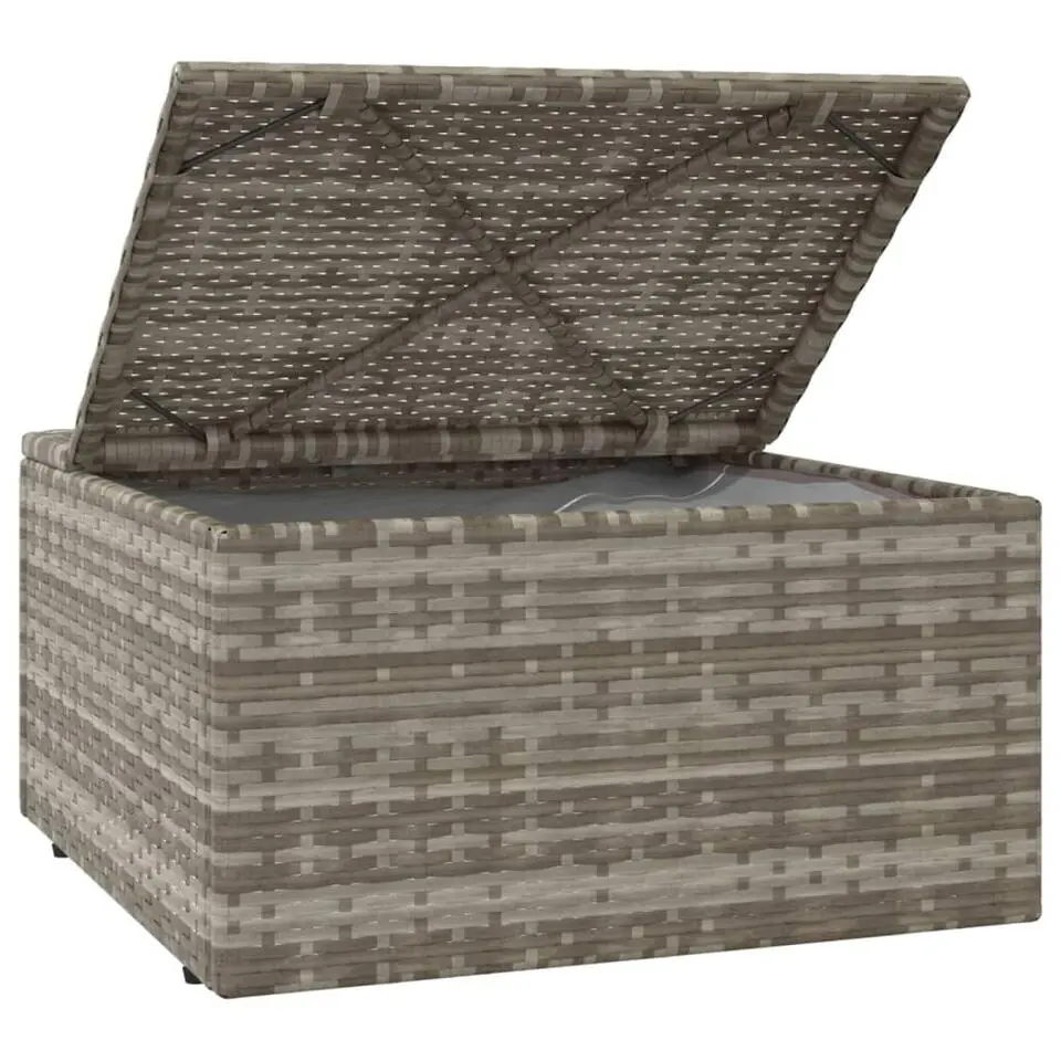 vidaXL - Loungeset - Grijs - Poly rattan