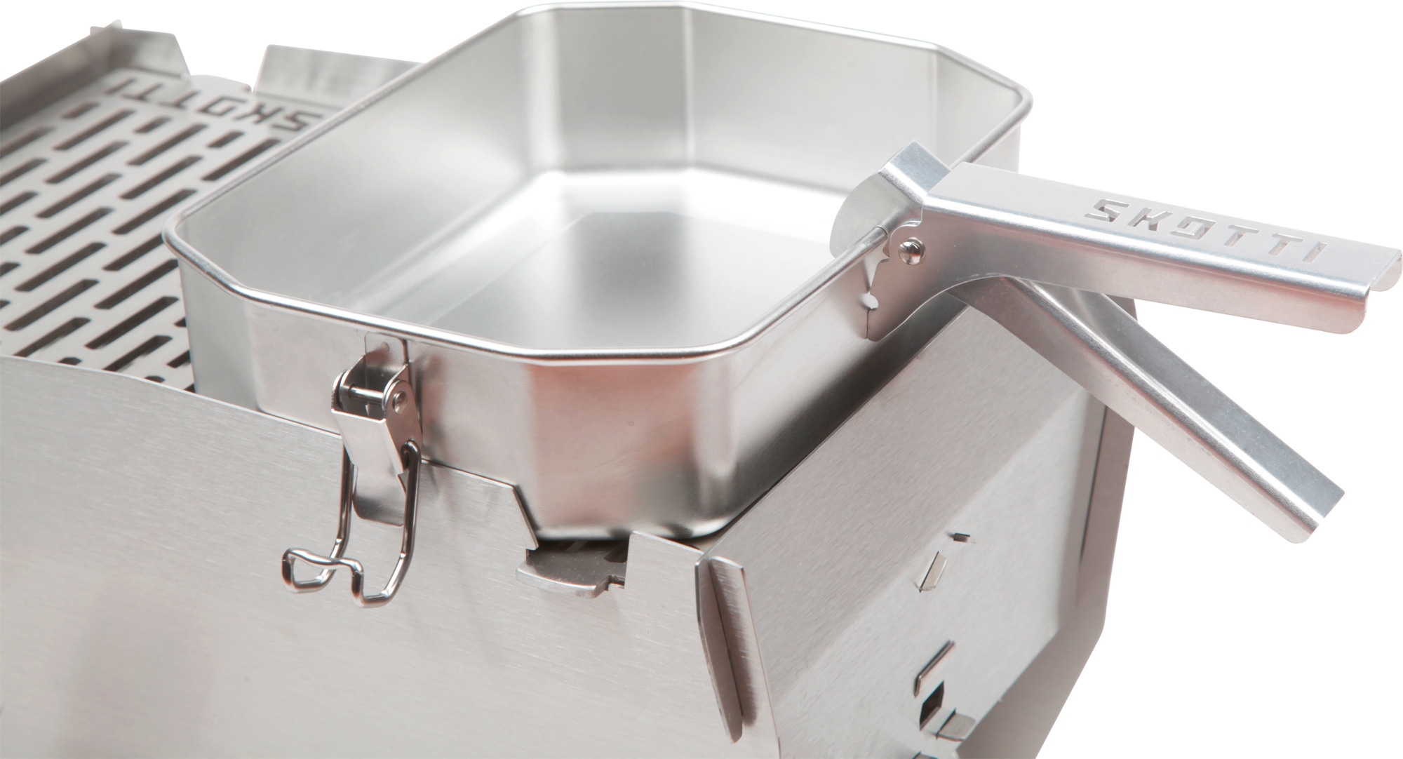 Skotti Multifunktionsbox Boks für Skotti Grill inklusive Hebezange 1 Liter