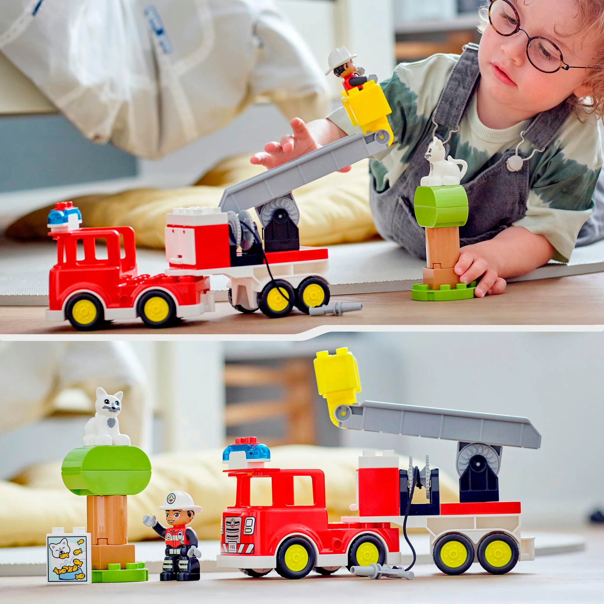 LEGO Konstruktionsspielzeug DUPLO Feuerwehrauto