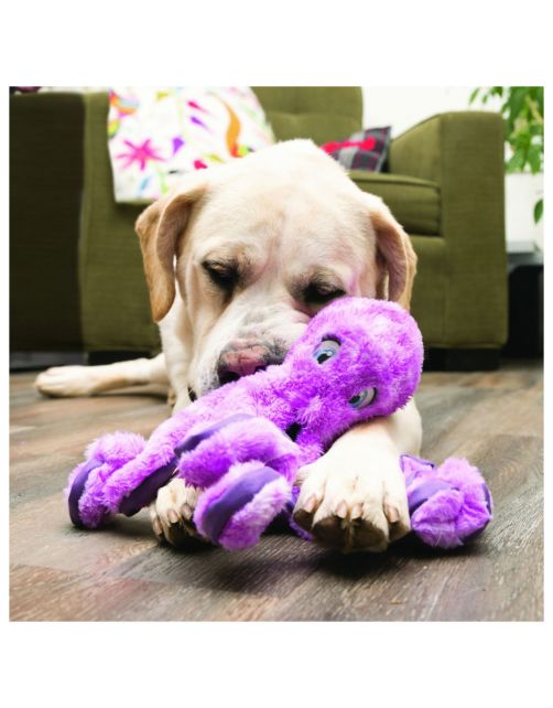 Kong Soft Seas Octopus Paars - Hondenspeelgoed