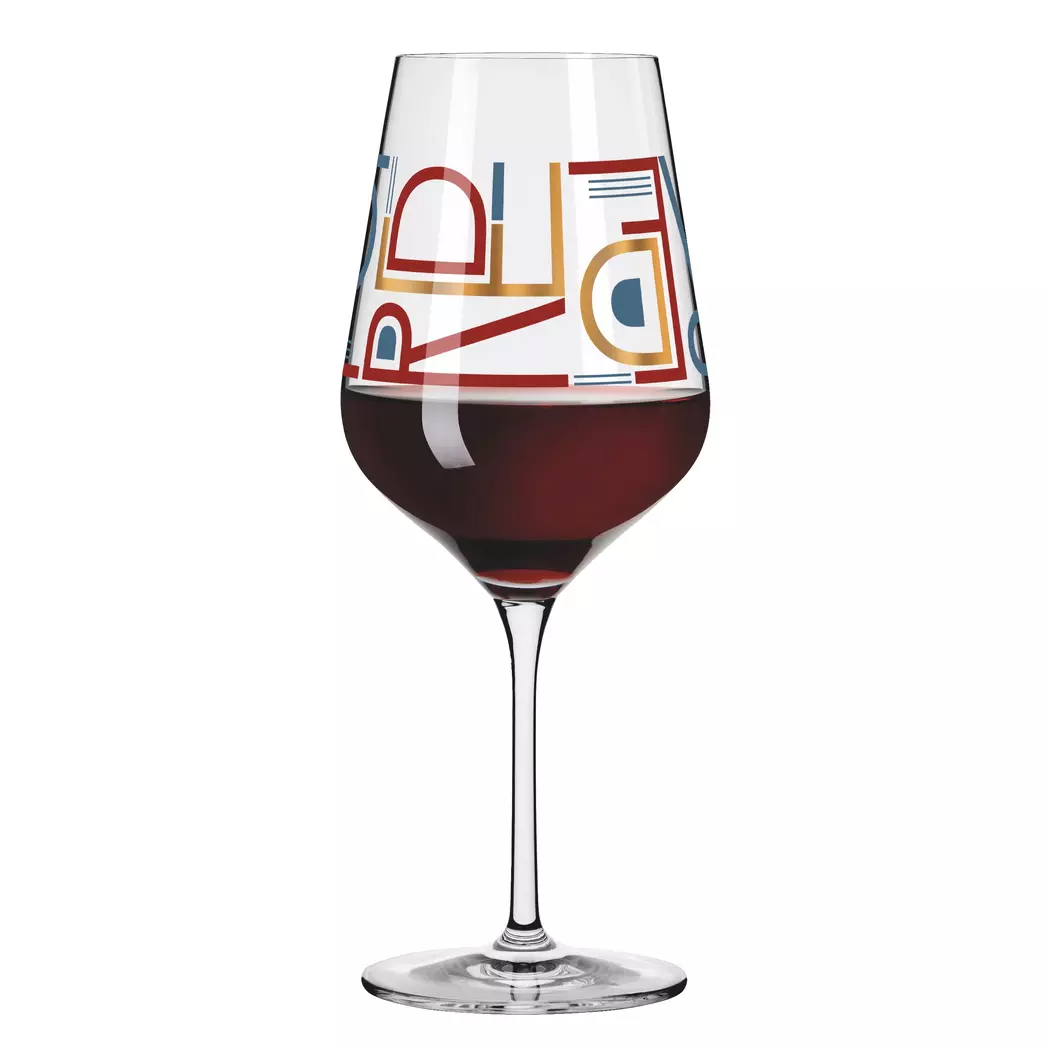 Rotweinglas Herzkristall 570 ml