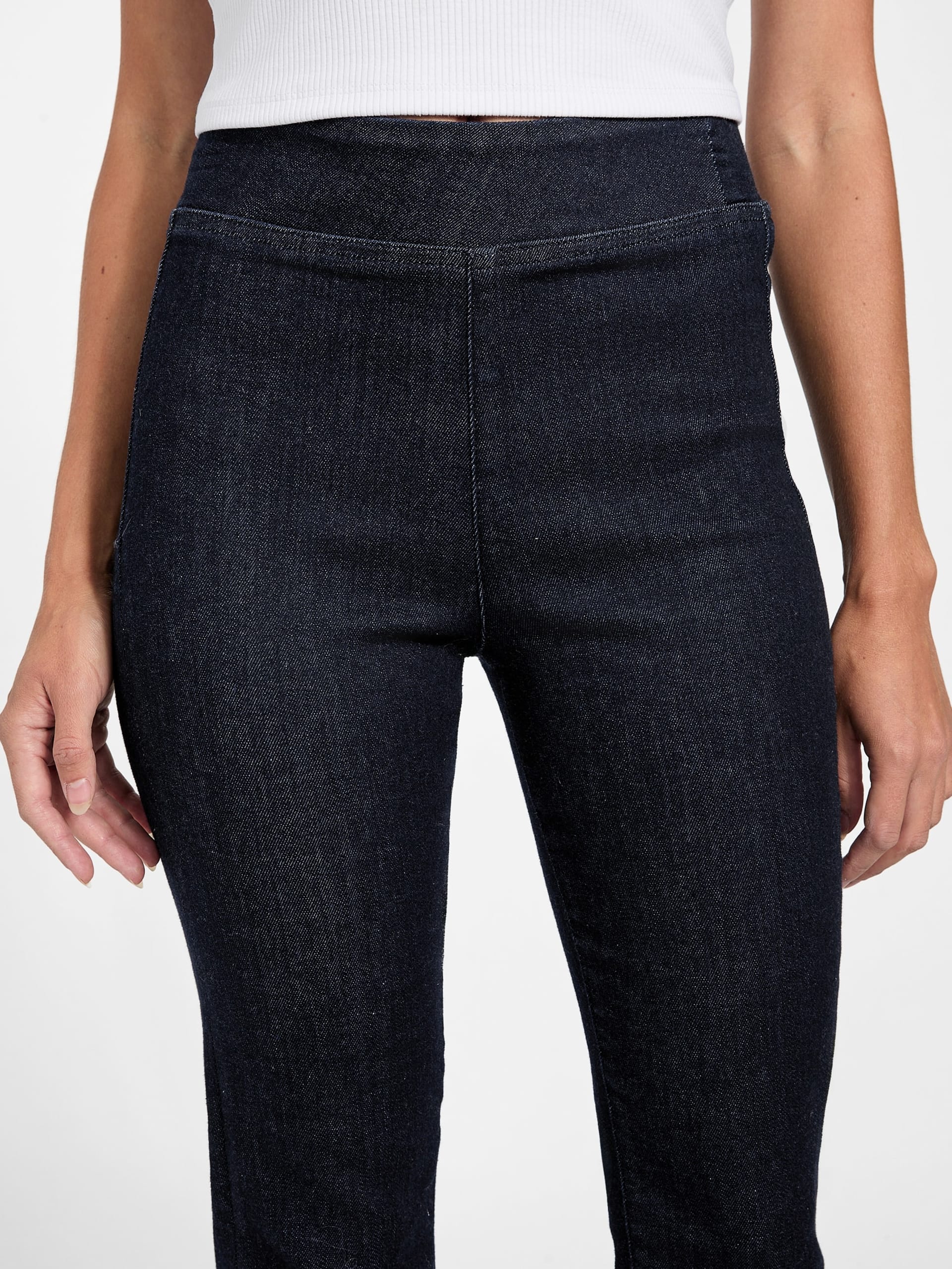 Calça jeans bootcut para bebê com elasticidade ecológica