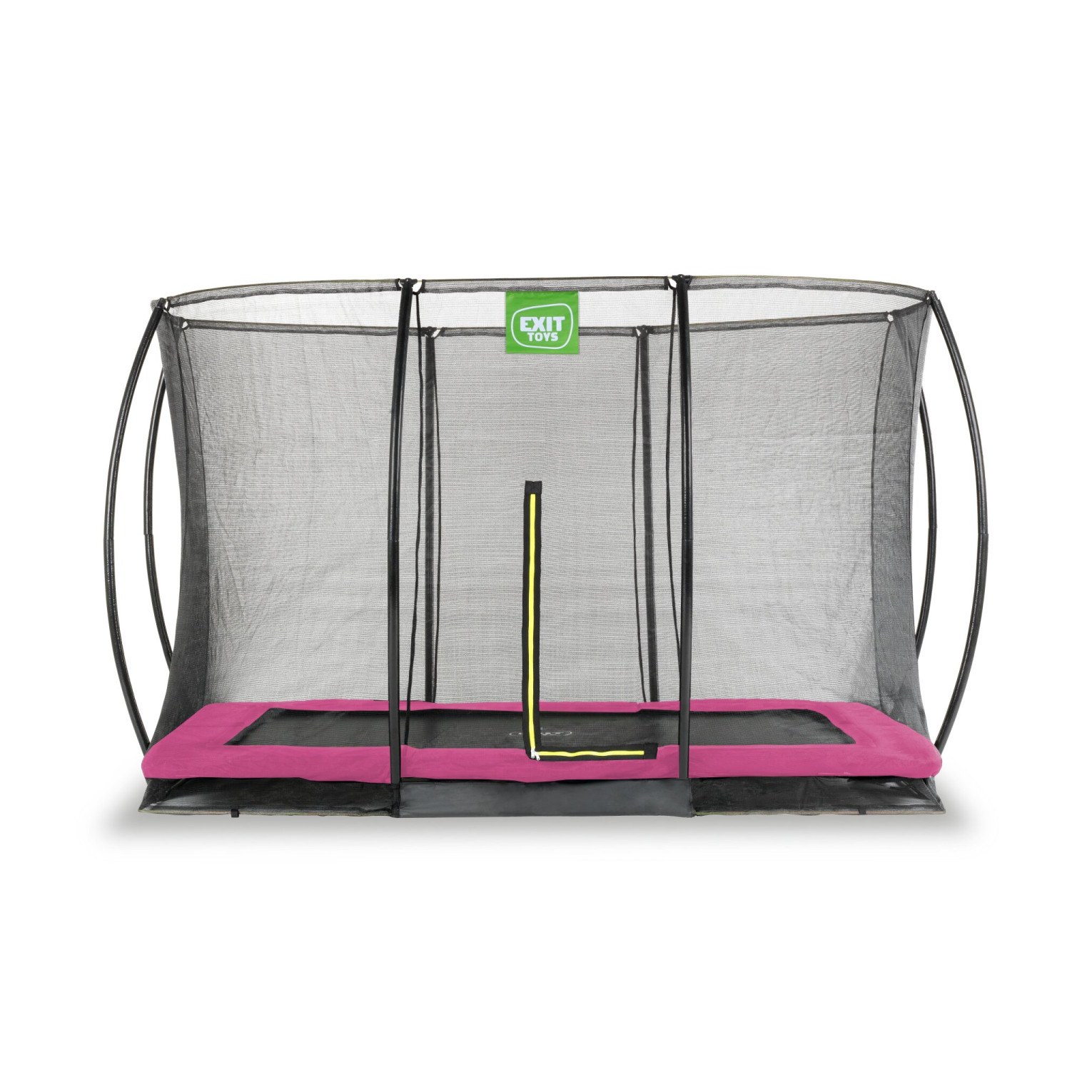 EXIT Silhouette inground trampoline 214x305cm met veiligheid