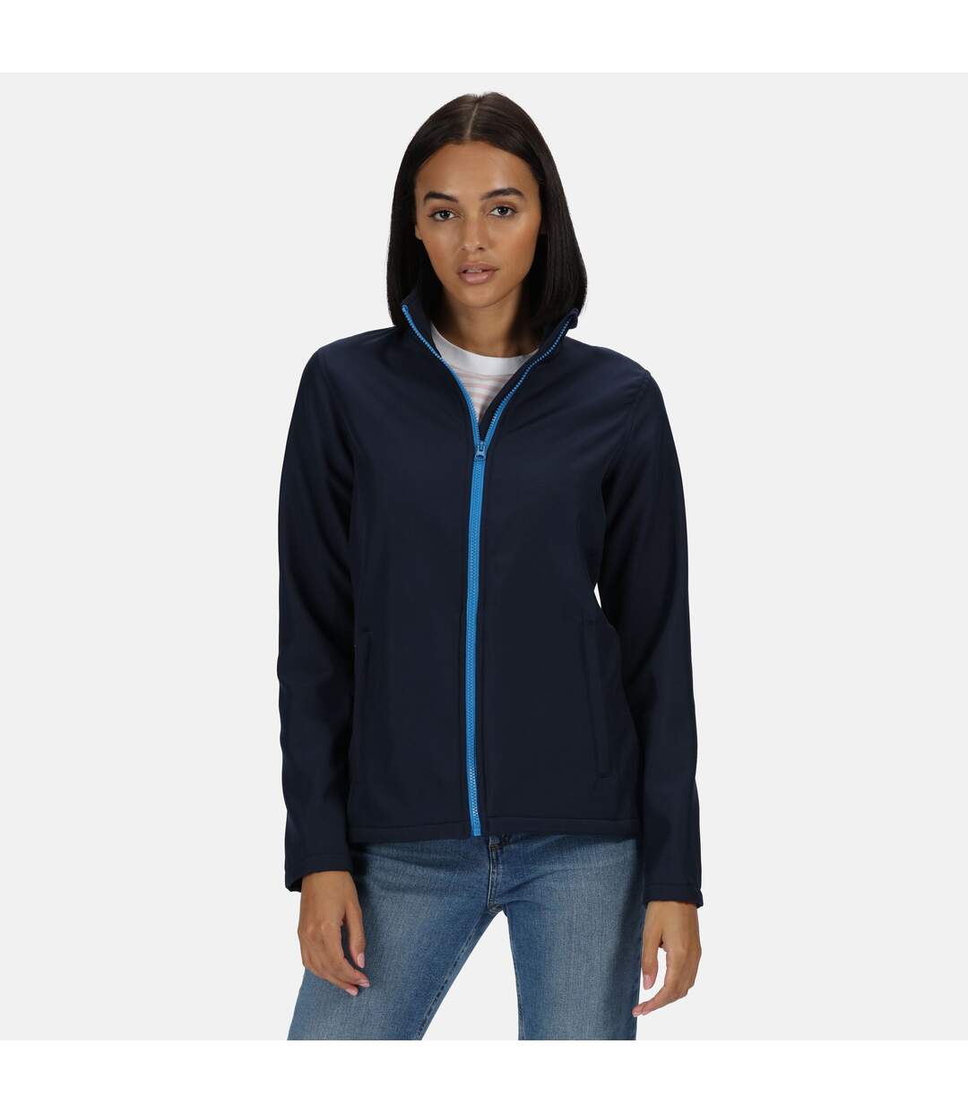 Regatta - Veste softshell ABLAZE - Femme (Bleu marine/bleu) - UTRG3561