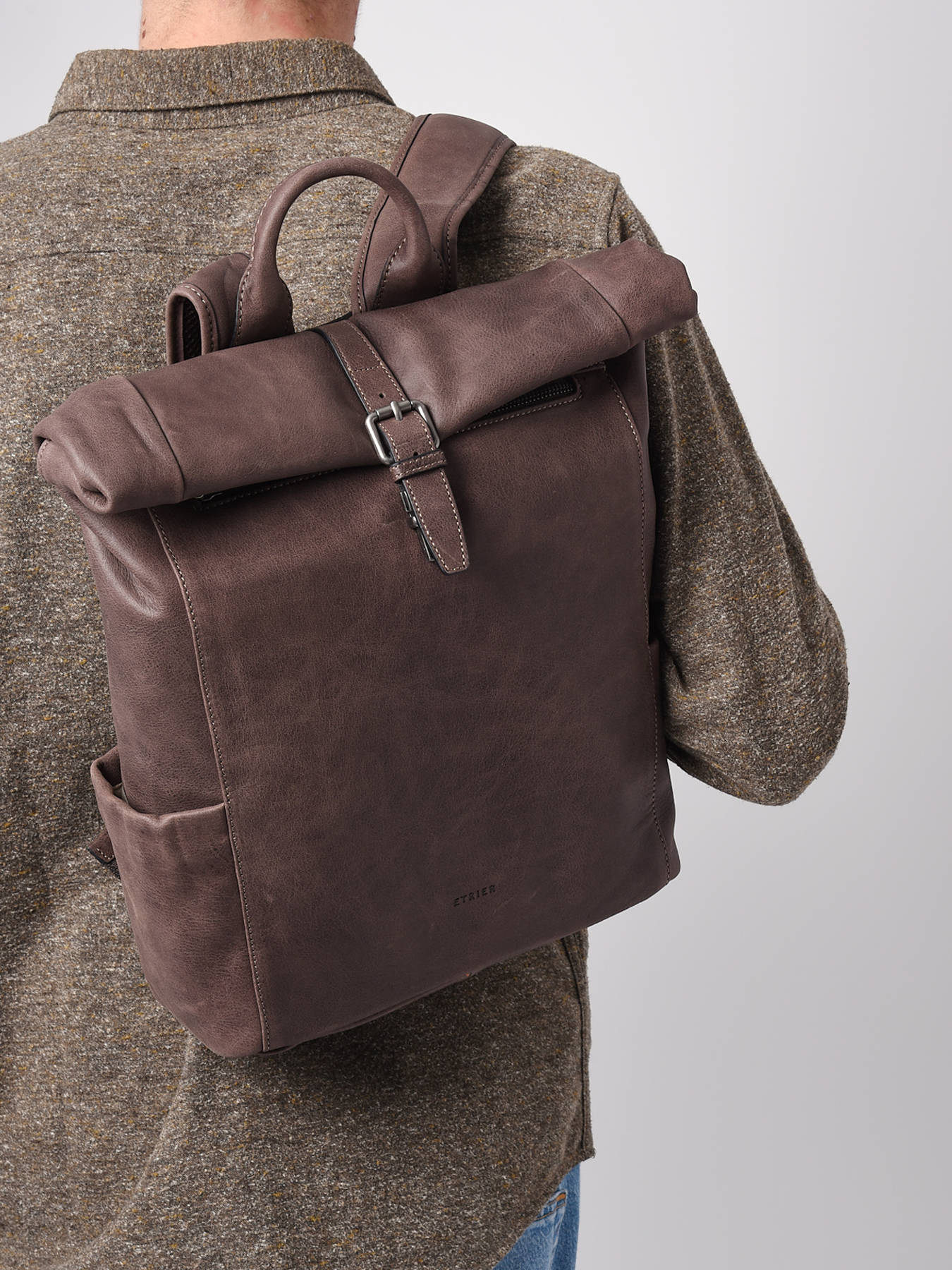 Sac  dos Spider 2 compartiments cuir ETRIER