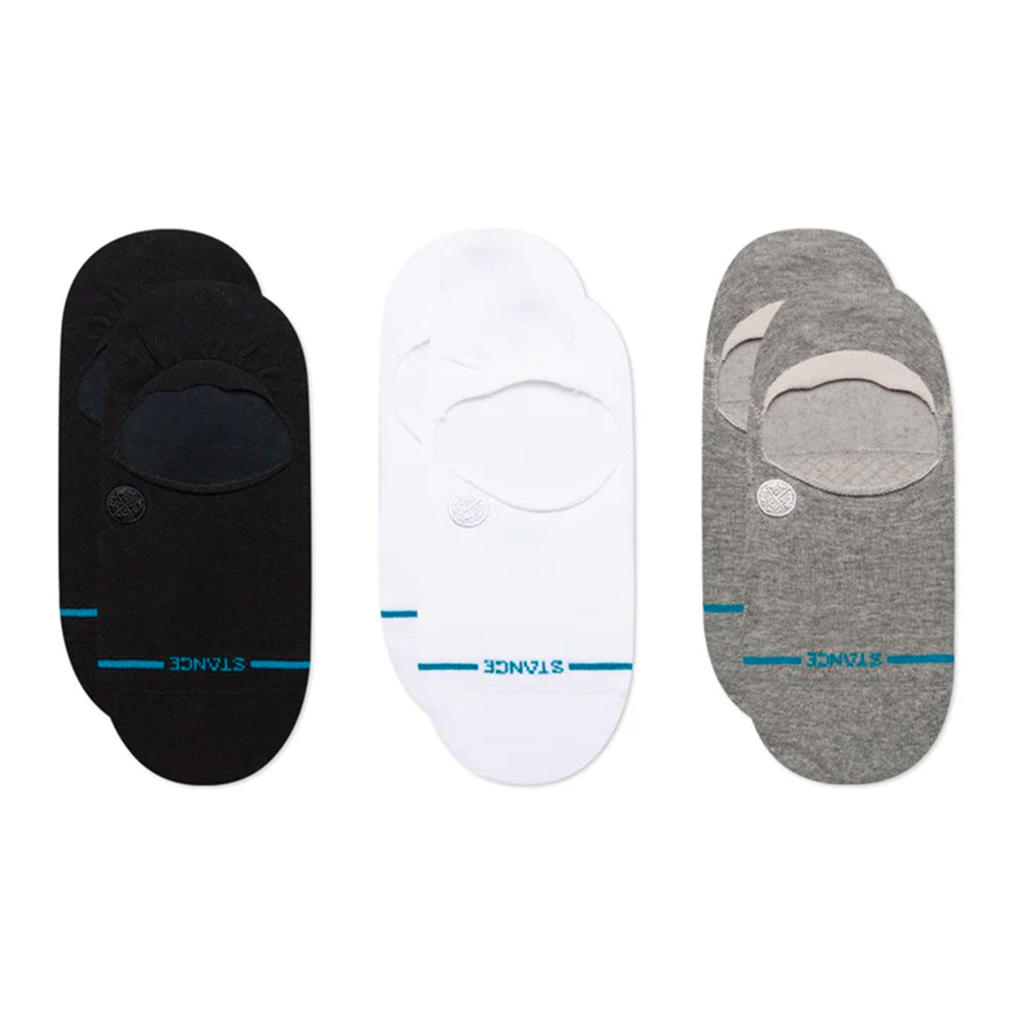 Stance<br>Icon No Show 3 Pack Socks