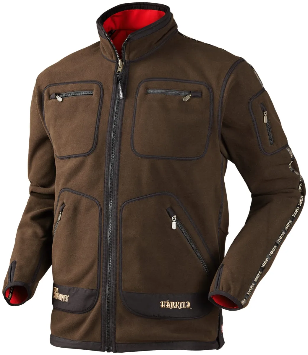 Härkila Men's Kamko Fleece Brown/Red