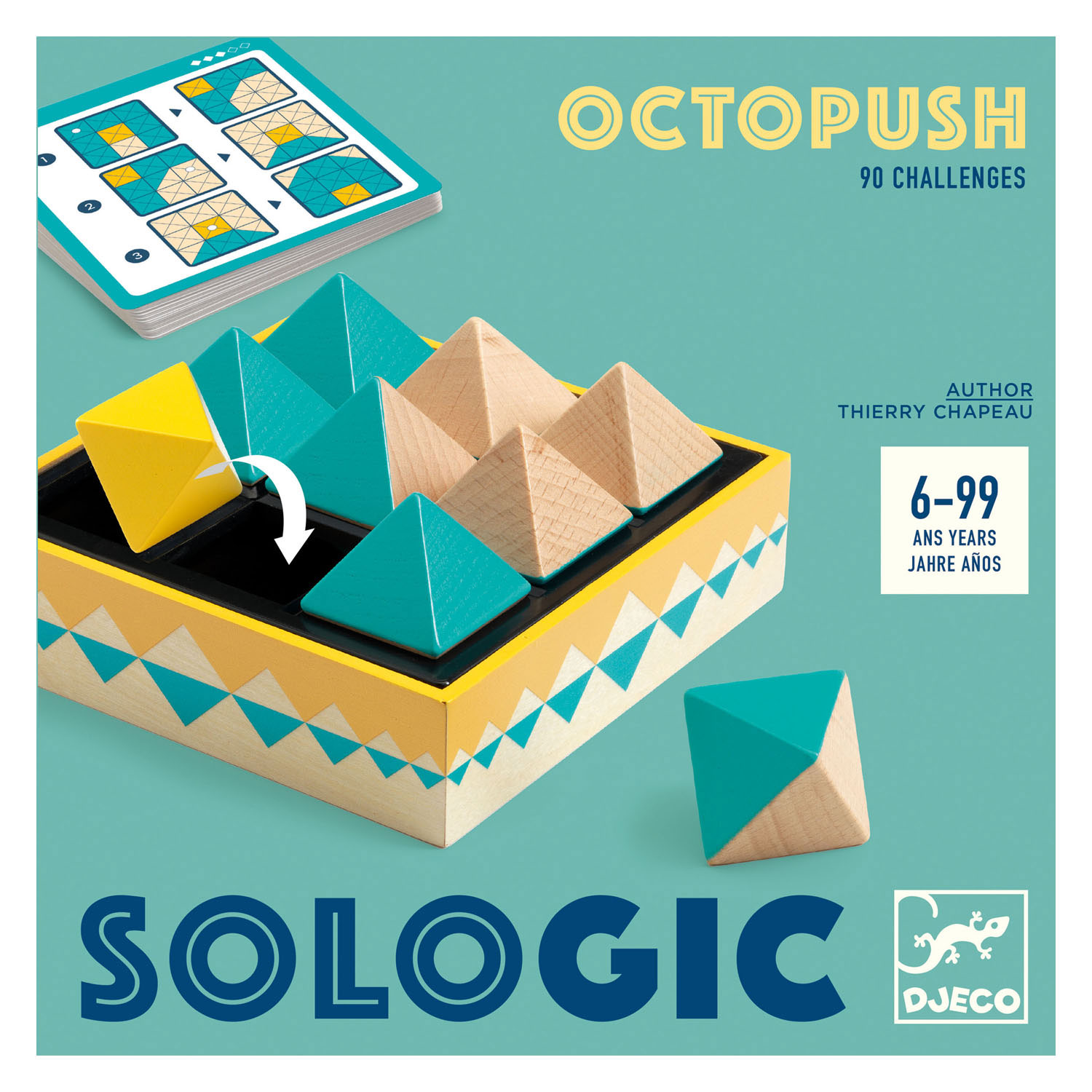 Djeco Octopush Sologic Houten Denkspel