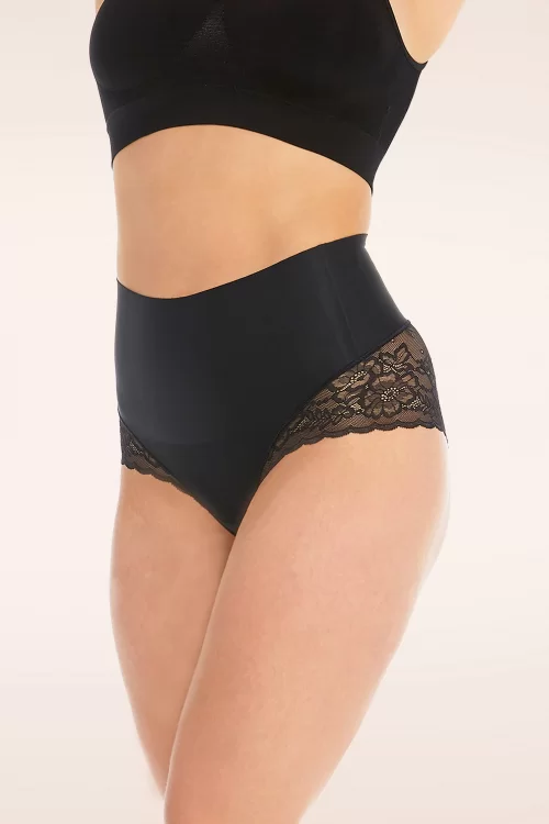MAGIC Bodyfashion Tummy Shaper Lace Slip in Zwart