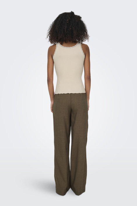 Only beige dames top