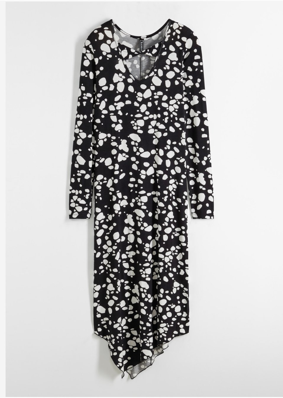 Robe longue avec découpe