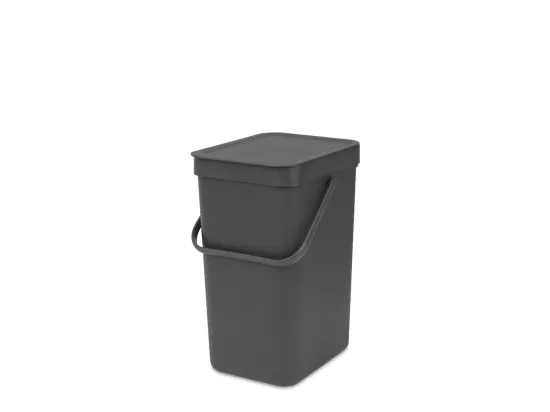 Brabantia Sort & Go Poubelle 12l gris foncé