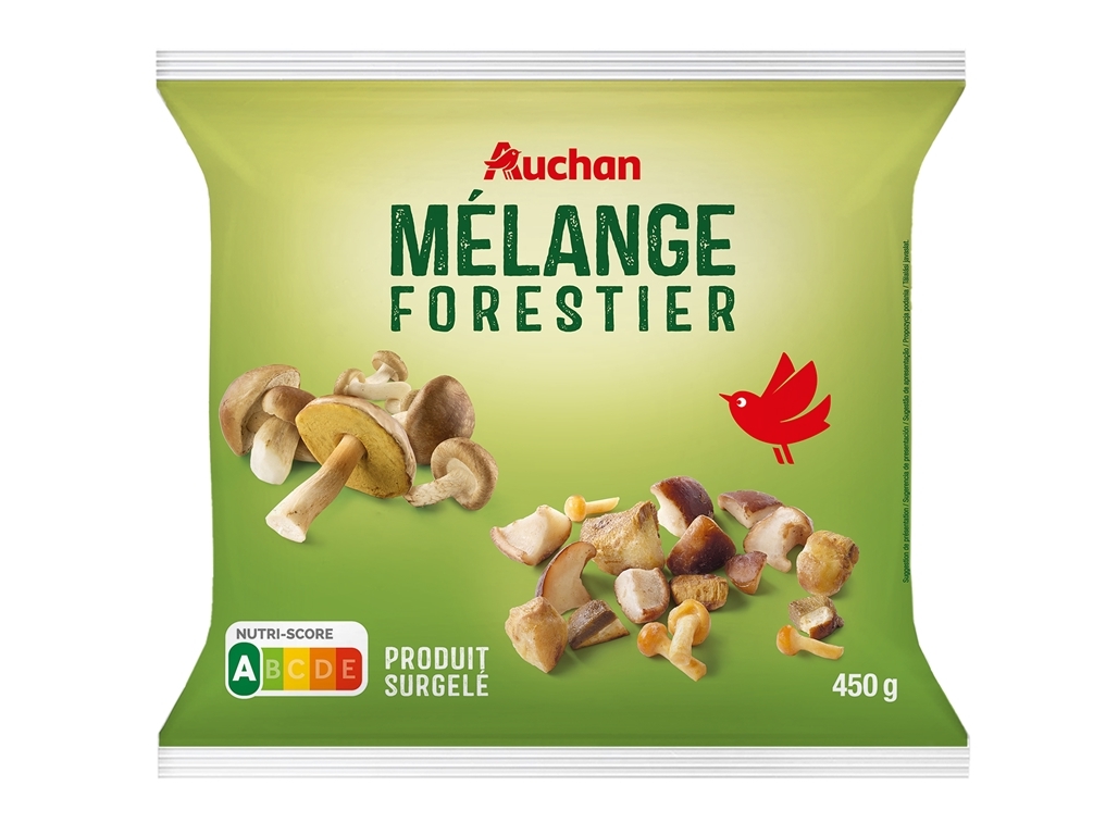 MISTURA DE COGUMELOS AUCHAN SILVESTRES 450G