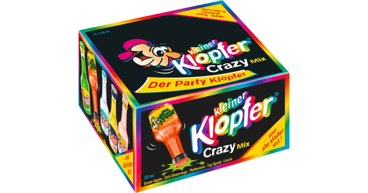 Kleiner Klopfer Crazy Mix 25x 0,02 Liter (Einweg)