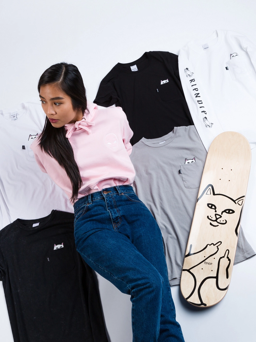 RIPNDIP Lord Nermal Pocket T-Shirt black