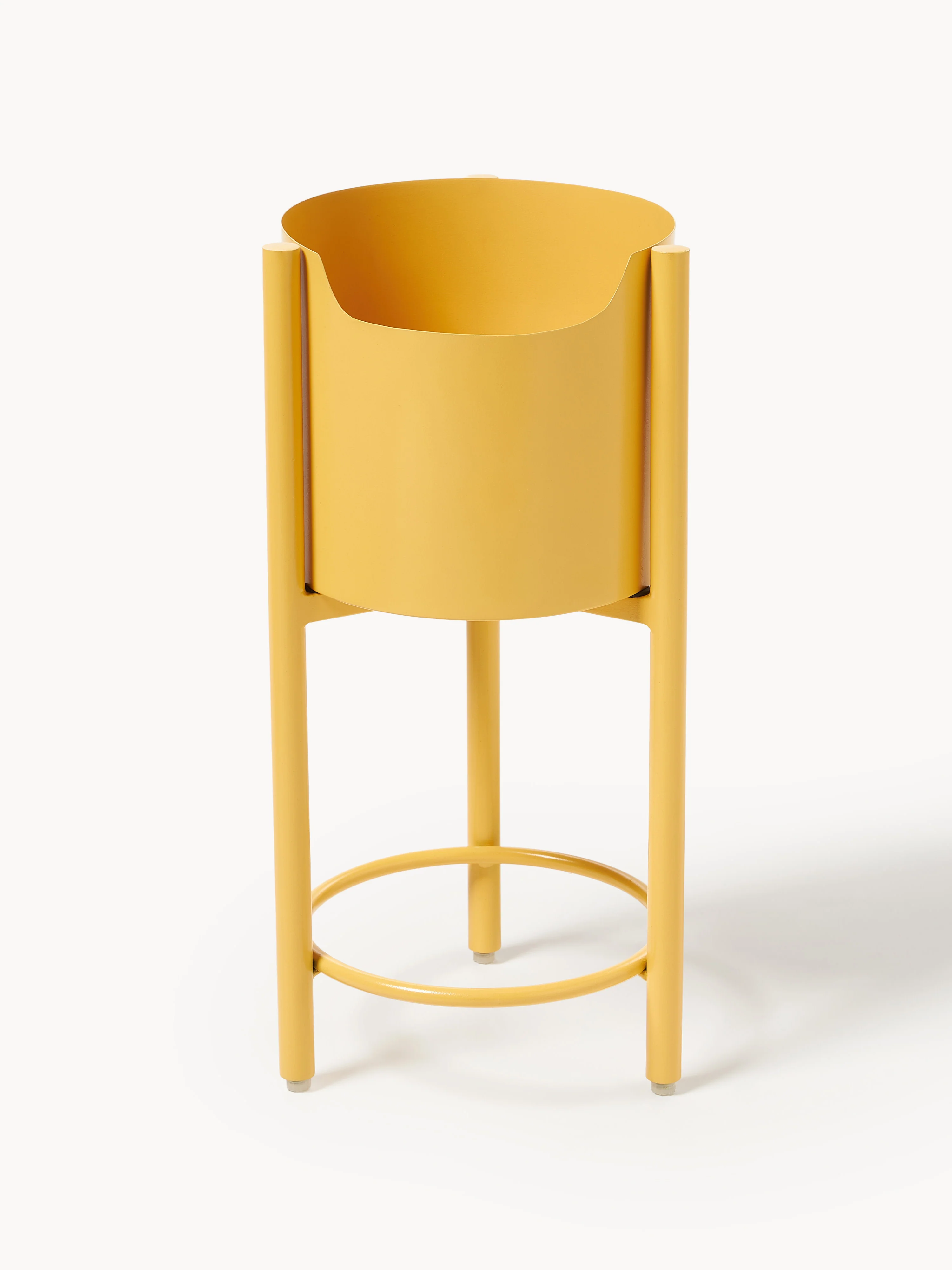 Metalen plantenbak Taru, H 45 cm