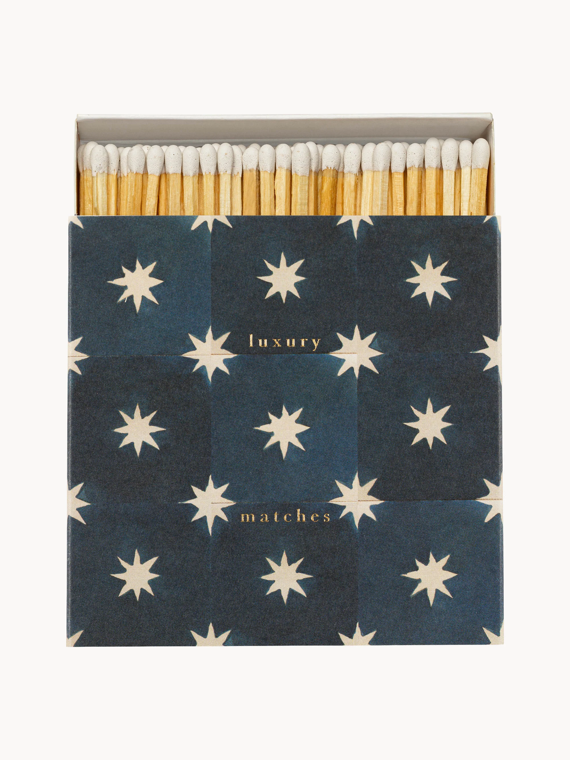 Design luciferdoosje Navy Star Tile