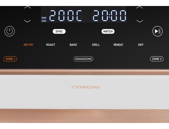 COSORI - Friteuse à air chaud Dual Blaze Twinfry Chef Edition - coloris blanc