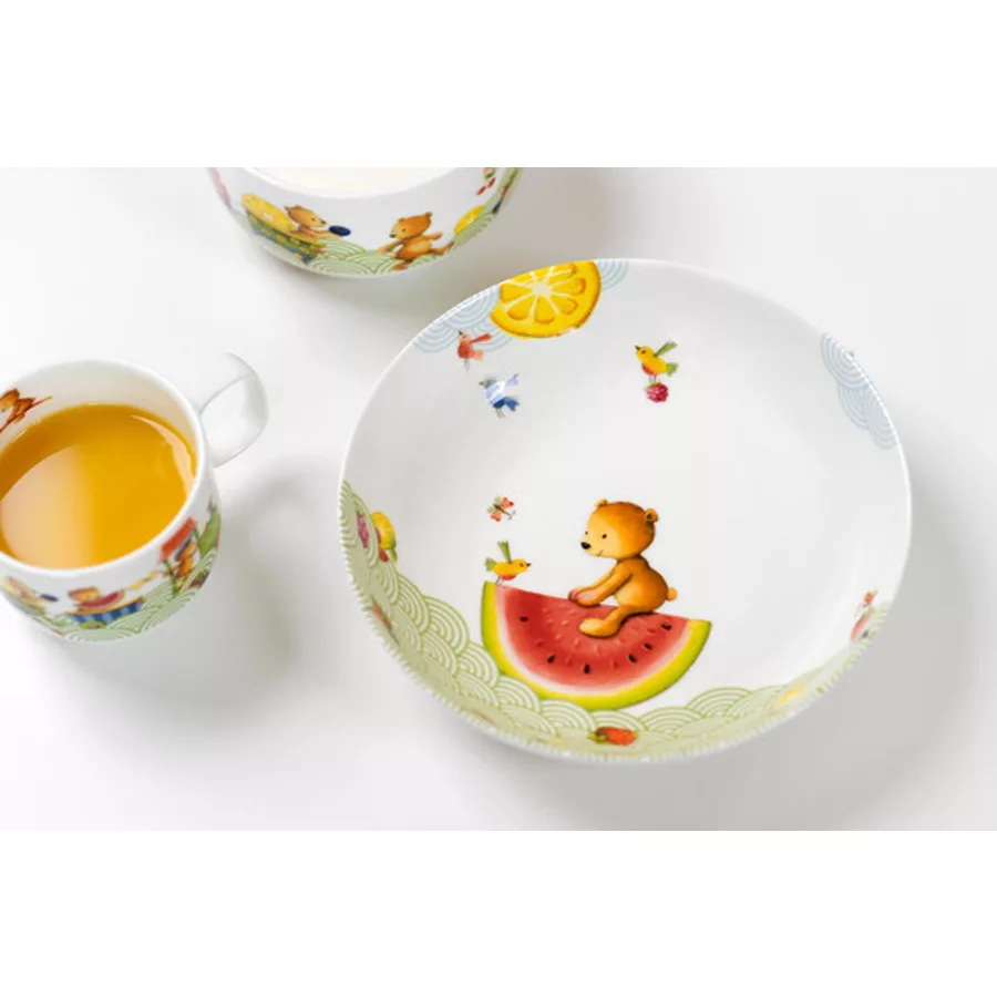 Villeroy & Boch Kindergeschirr Hungry as a Bear 3er Set bunt
