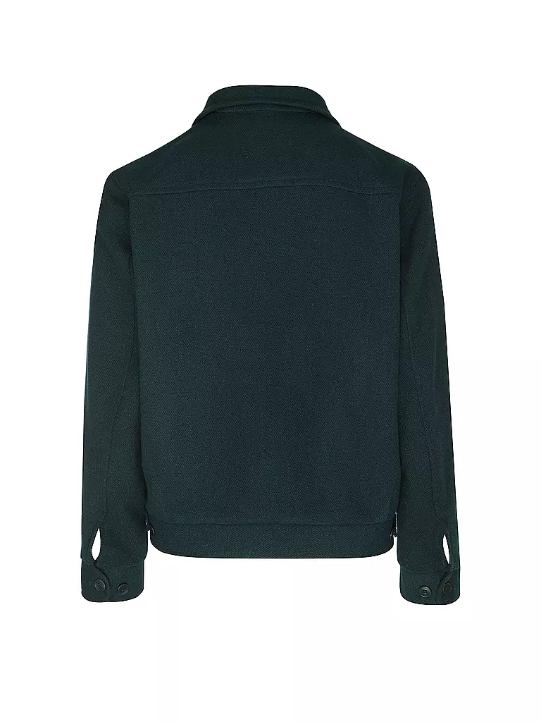 NUDIE JEANS Wolljacke BLAKE  dunkelgrün