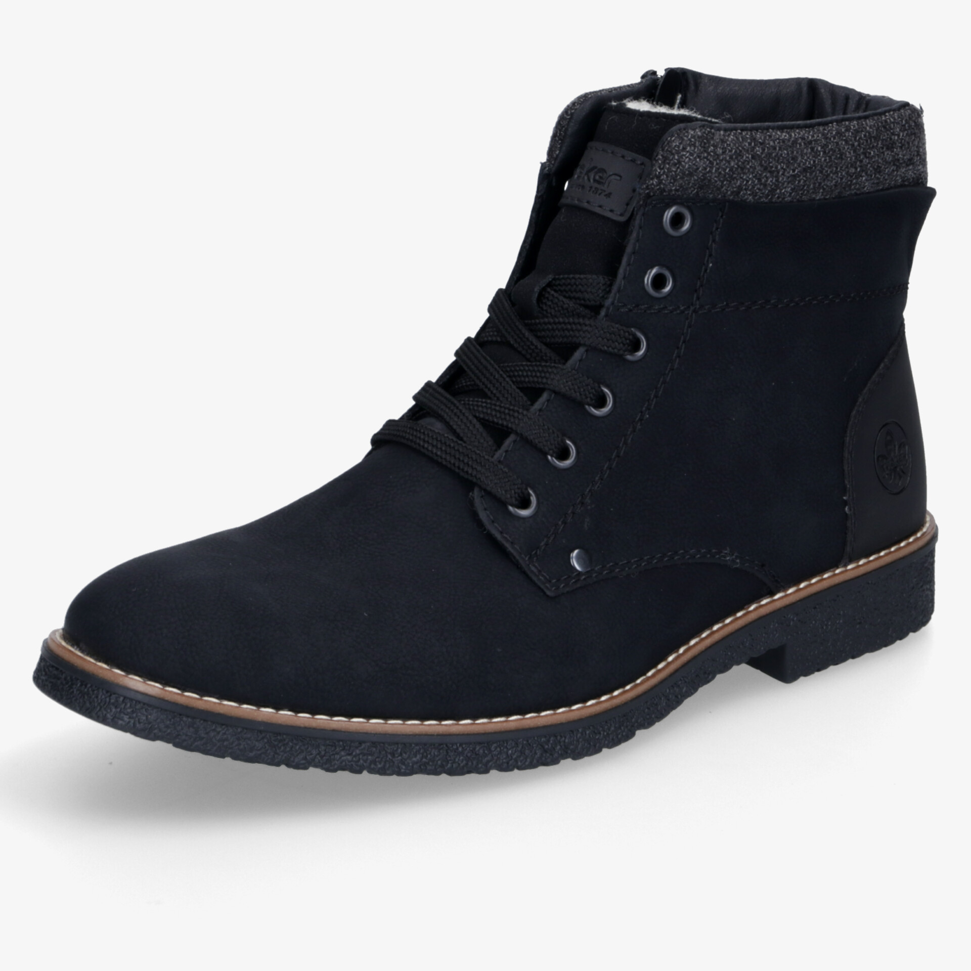 rieker Herren Stiefeletten schwarz