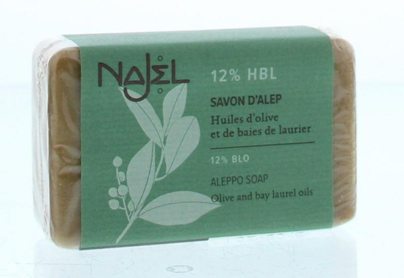 najel Aleppo zeep laurier olie 12% 100G