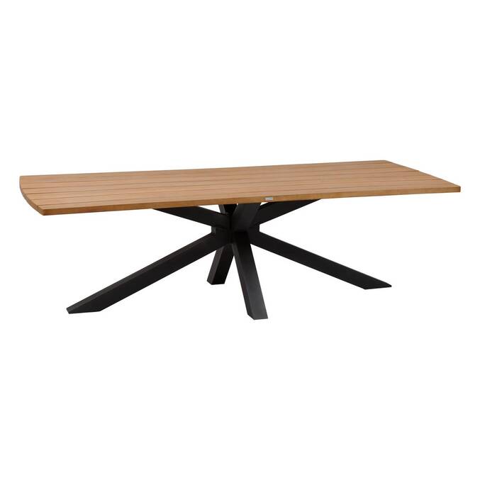 Table de jardin LIMAYA Acacia & Graphite