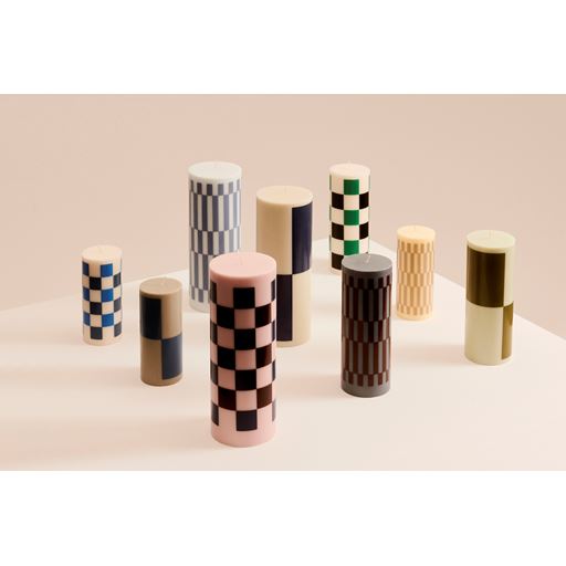 HAY Column Stearinlys, Cream & Sand